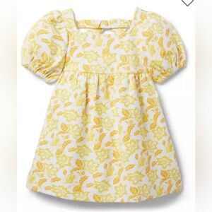Janie and Jack yellow floral dress